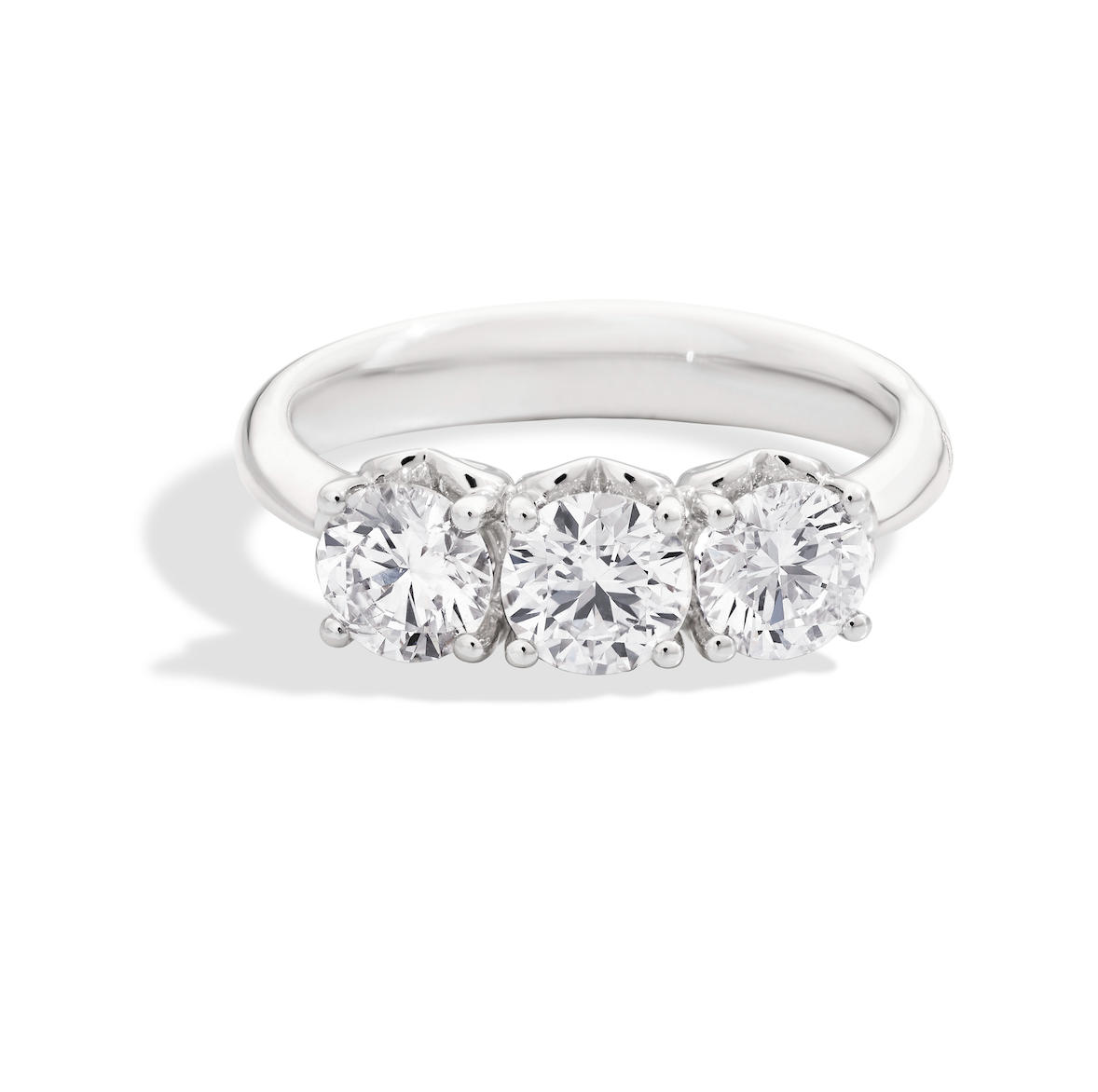 Recarlo Anniversary 18ct White Gold Diamond Ring REC-339 Image 1