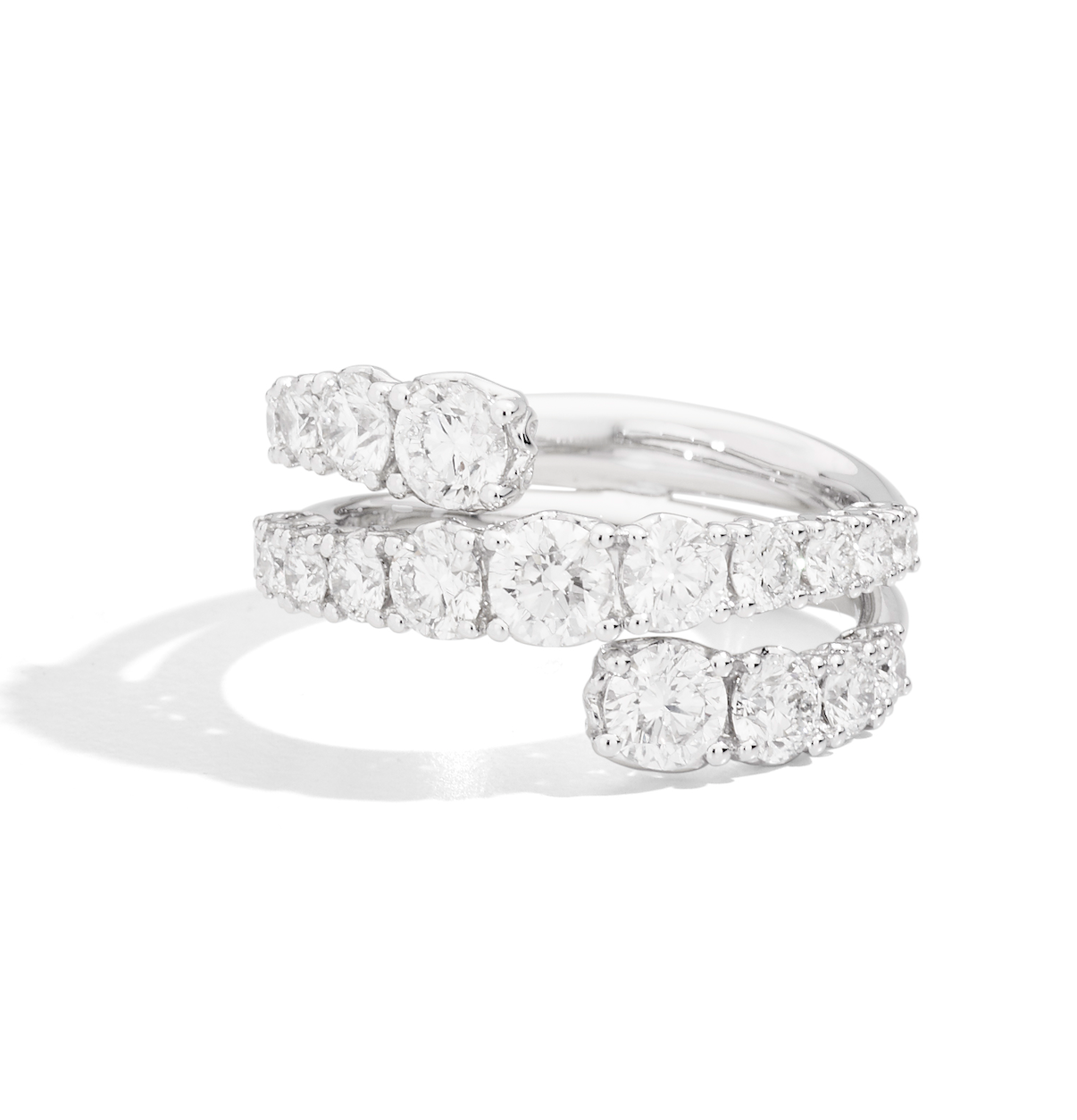 Recarlo Contrarie 18ct White Gold 1.24ct Diamond Ring REC-030 Image 1