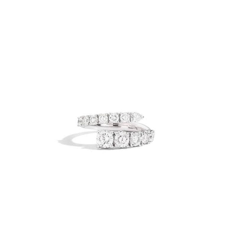 Recarlo Contrarie 18ct White Gold Diamond Ring REC-033 Image 1