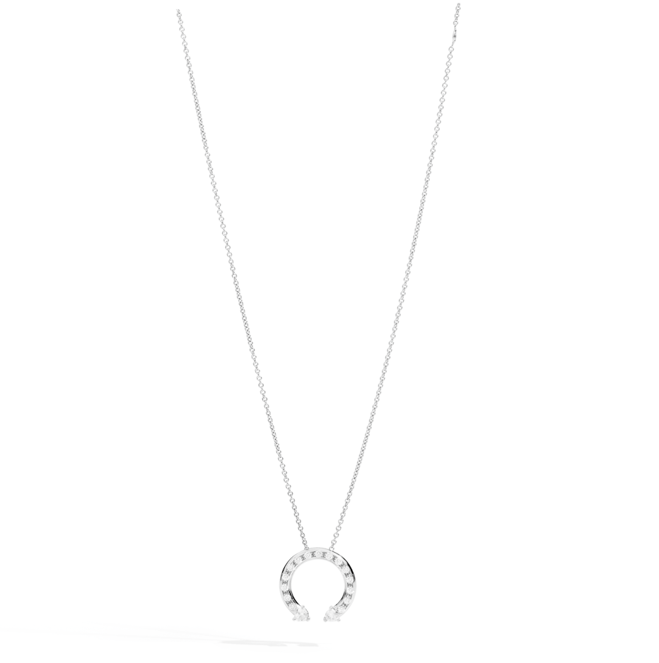 Recarlo More 18ct White Gold 0.38ct Diamond Necklace REC-135 Image 1