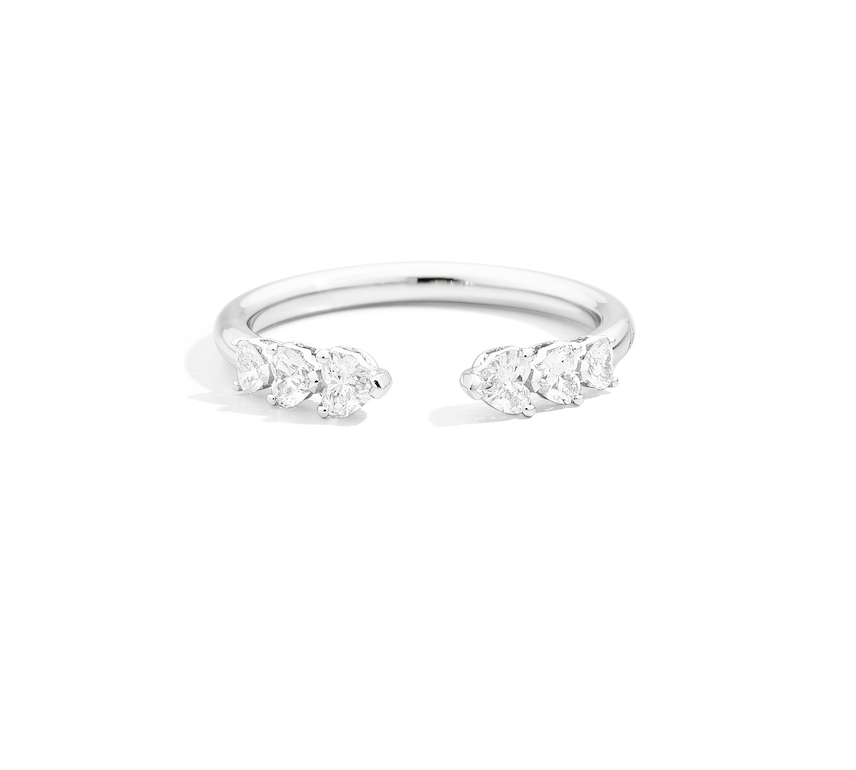 Recarlo More 18ct White Gold 0.44ct Diamond Ring REC-153 Image 1
