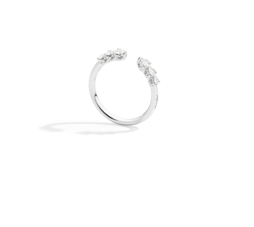 Recarlo More 18ct White Gold 0.44ct Diamond Ring REC-153 Image 2