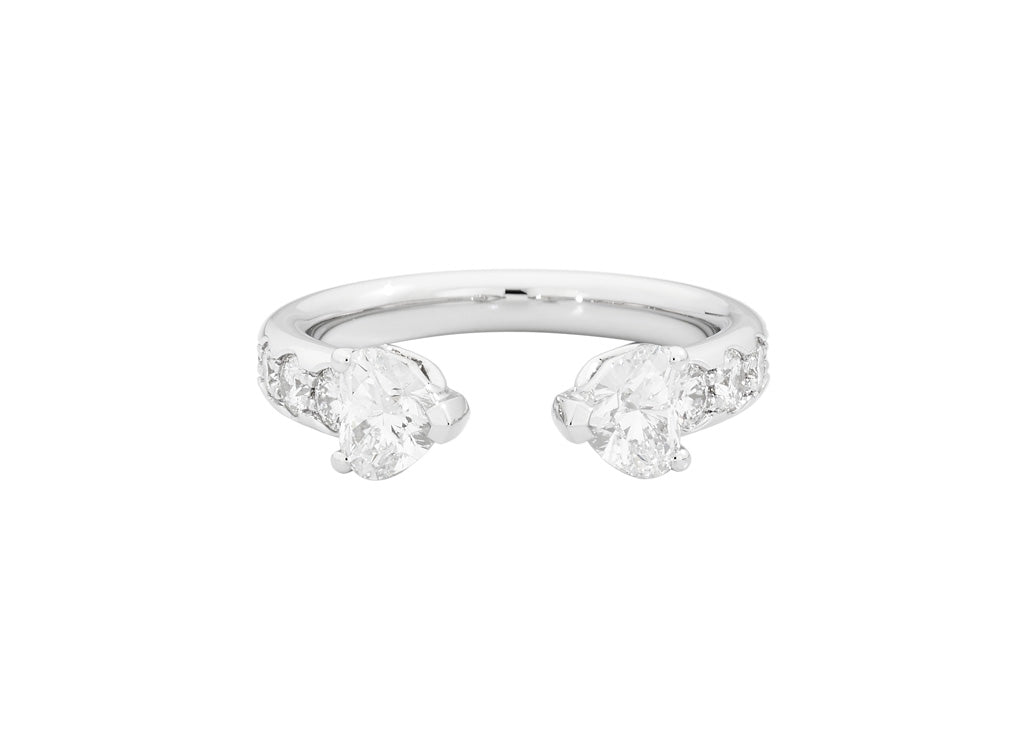 Recarlo More 18ct White Gold 1.53ct Diamond Ring REC-229 Image 1
