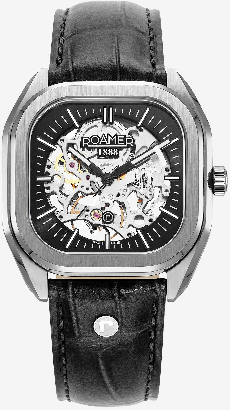 Roamer Mechano Black Skeleton Watch 985986 41 85 20 Image 2