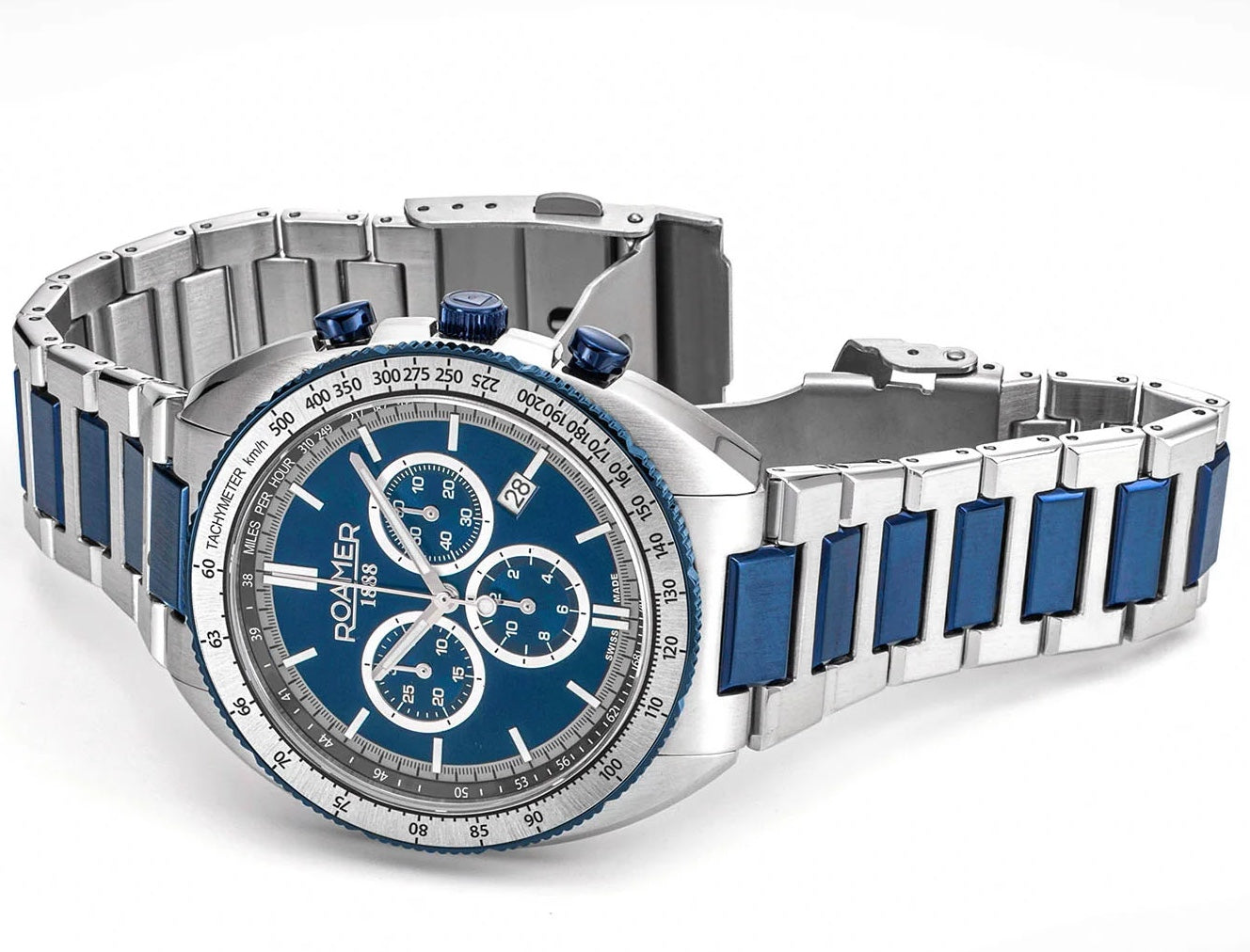 Roamer Power Chrono Blue Watch 868837 42 45 70 Image 2