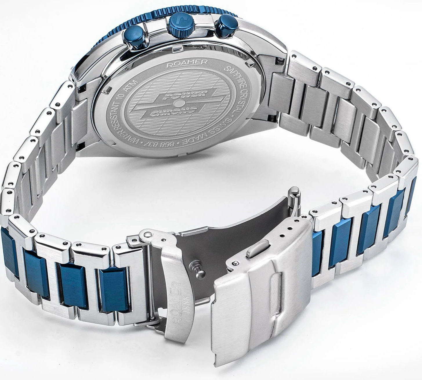 Roamer Power Chrono Blue Watch 868837 42 45 70 Image 3