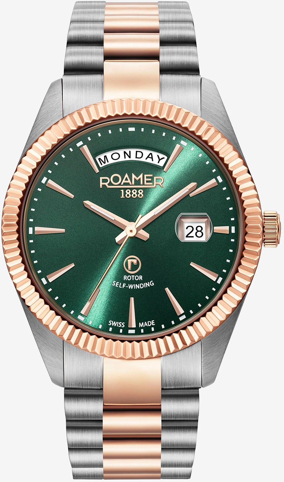 Roamer Primeline Day Date Watch 981662 47 75 90 Image 1