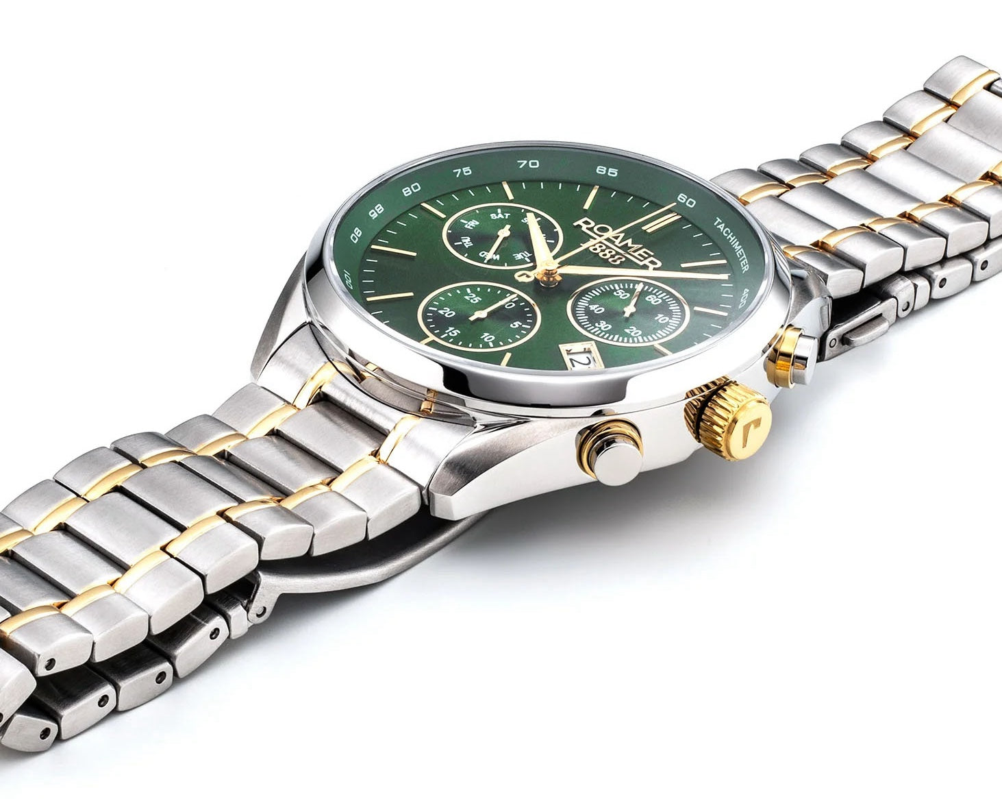 Roamer Pro Chrono Green Watch 993819 47 75 20 Image 2