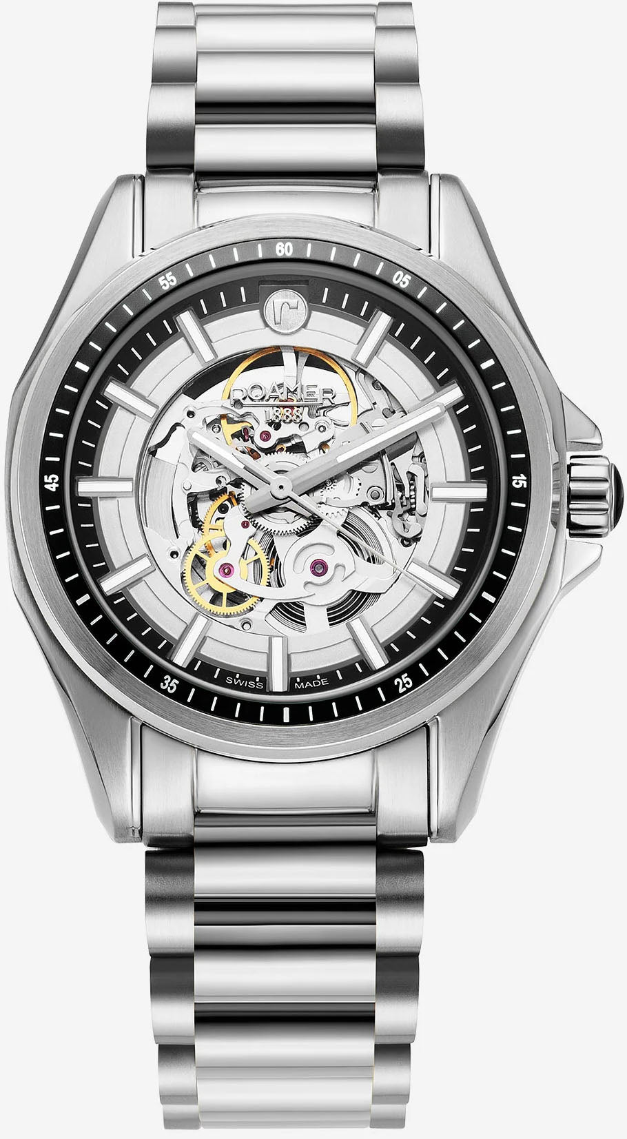 Roamer Rockshell Mark III Skeleton Black Watch 220984 41 55 20 Image 1