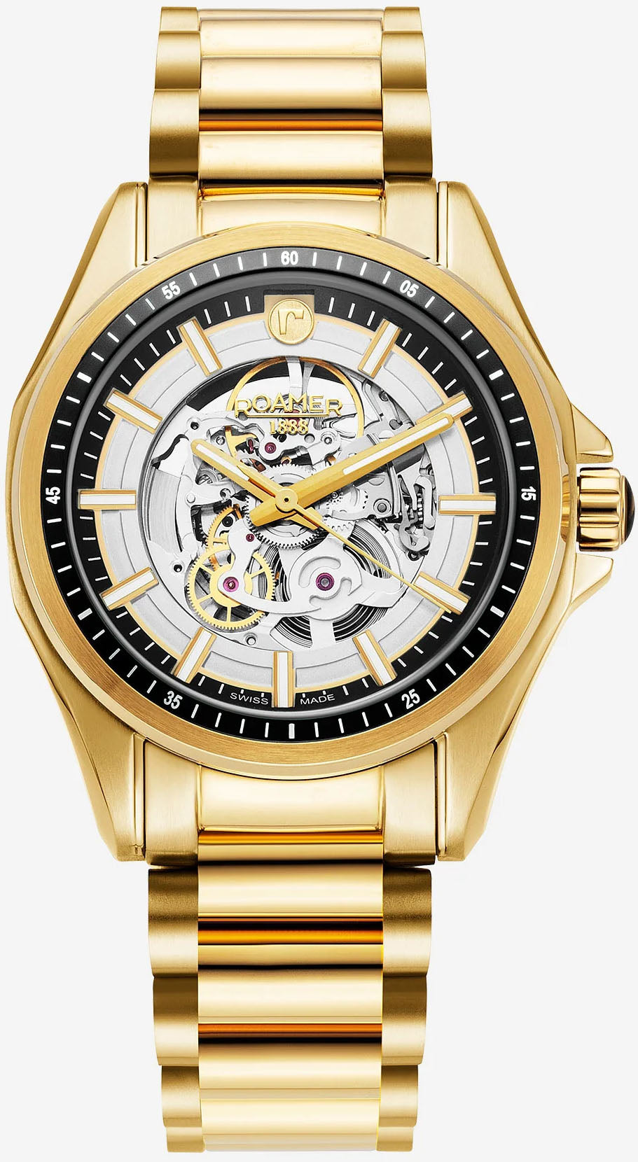 Roamer Rockshell Mark III Skeleton Black Watch 220984 48 55 20 Image 1