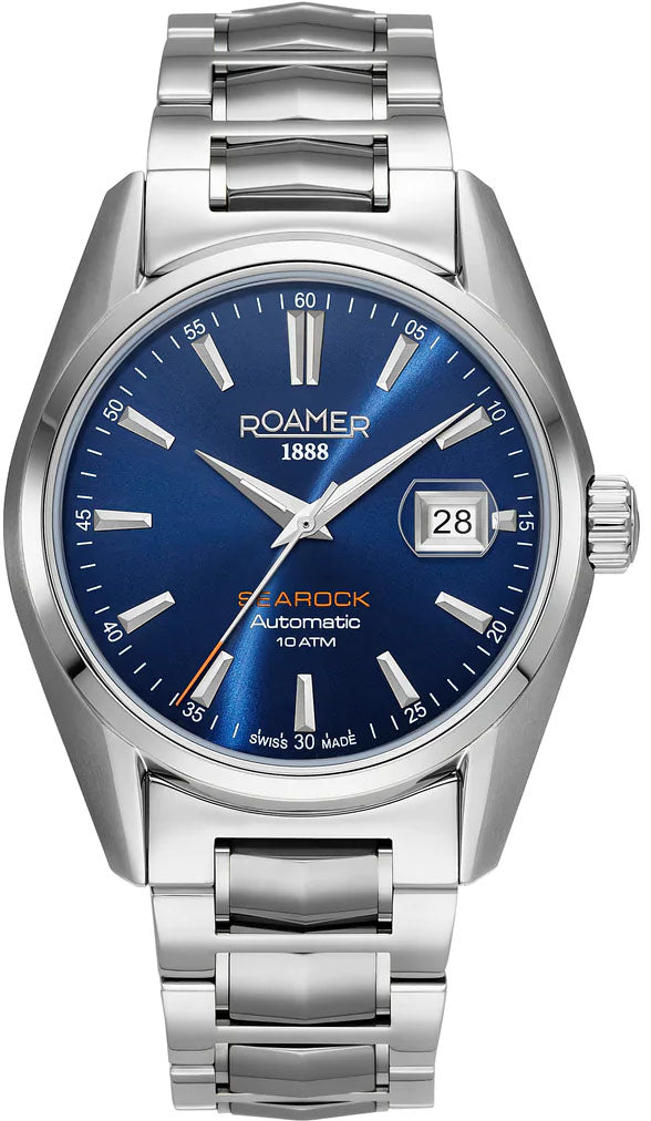 Roamer Searock Automatic Blue Sunray Watch 210665 41 45 20 Image 1