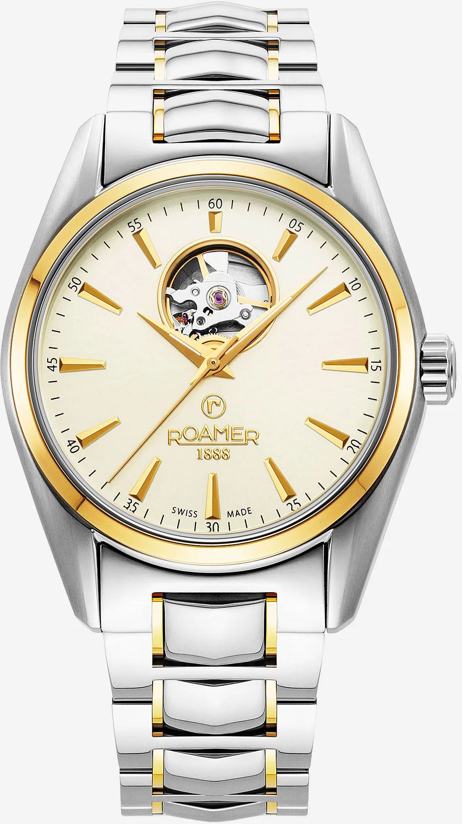 Roamer Searock Master Champagne Watch 984985 47 35 20 Image 1