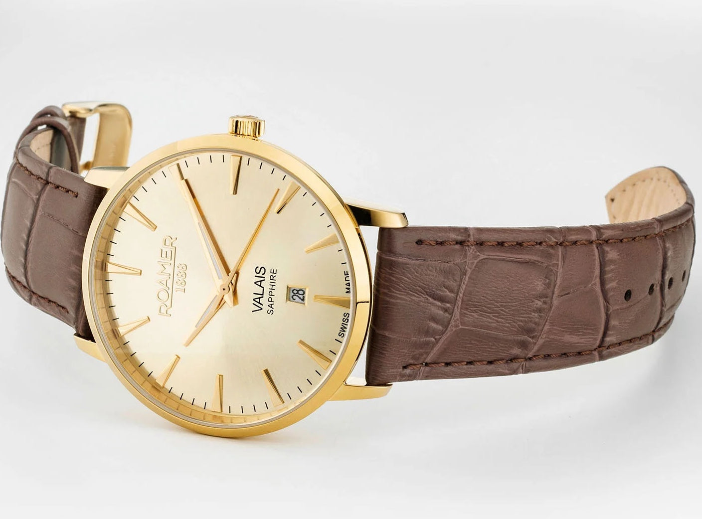 Roamer Valais Champagne Gents Watch 988833 48 35 05 Image 5