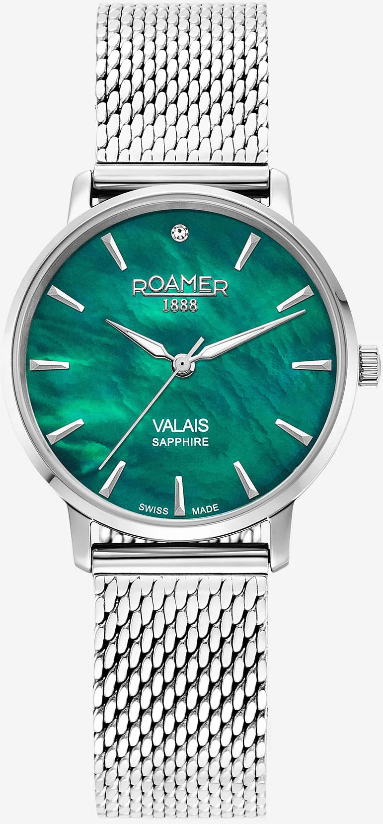 Roamer Valais Green Ladies Watch 989847 41 70 05 Image 1