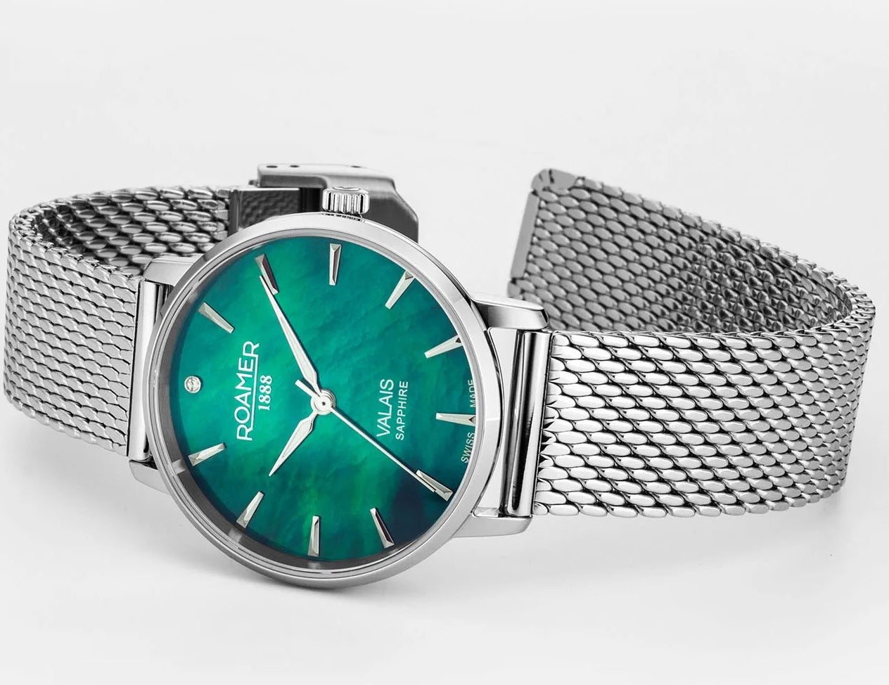 Roamer Valais Green Ladies Watch 989847 41 70 05 Image 4