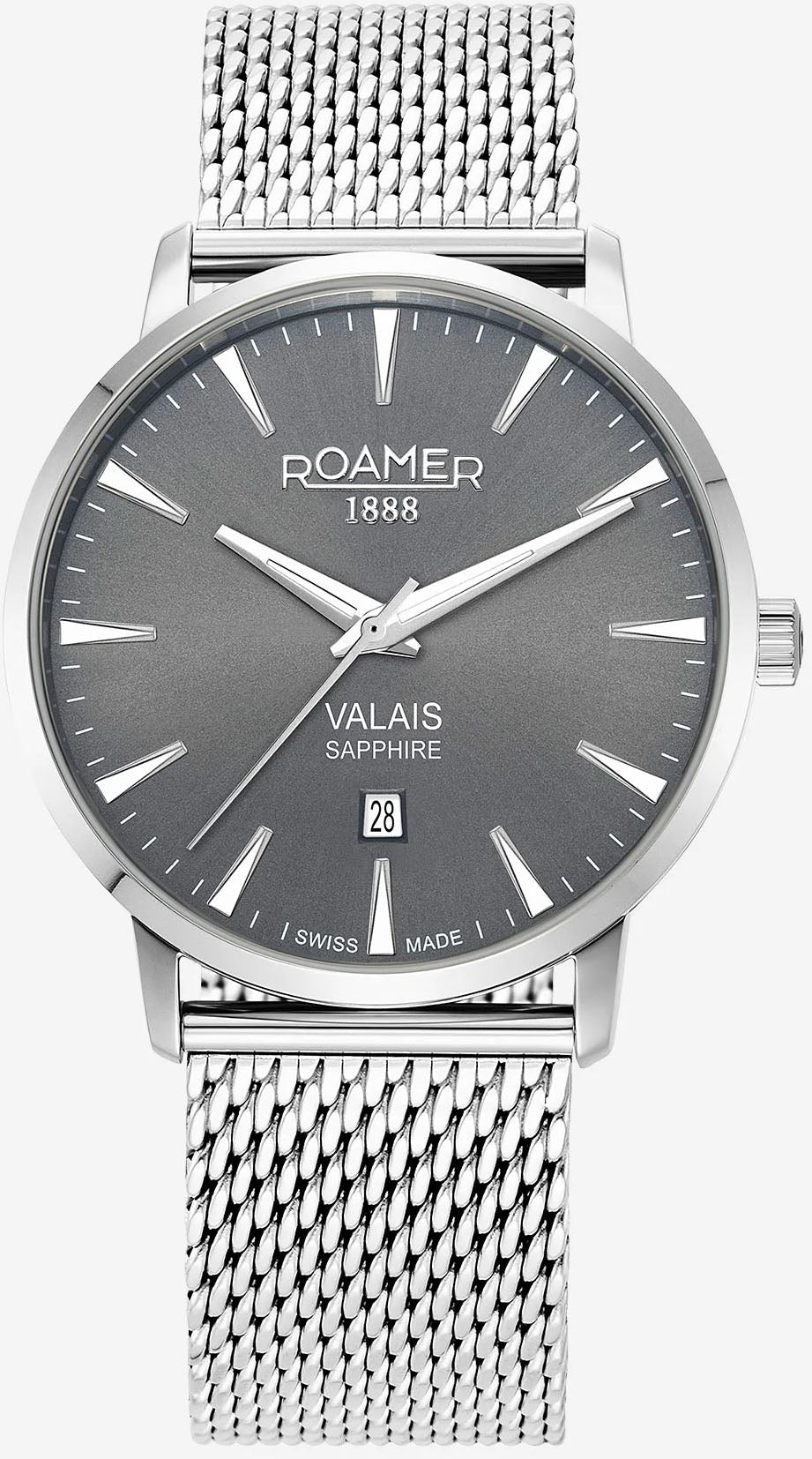 Roamer Valais Grey Gents Watch 988833 41 55 05 Image 1