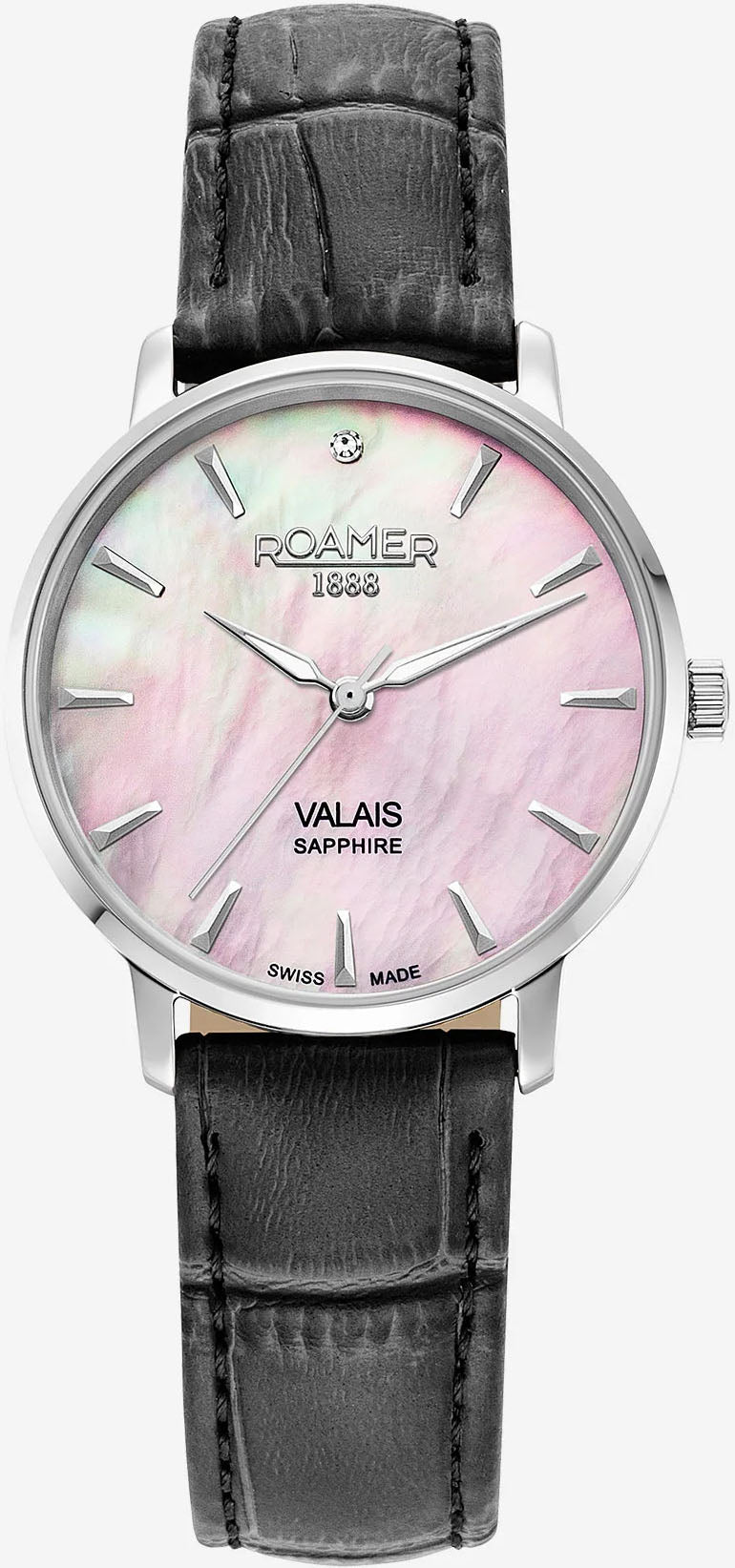 Roamer Valais Pink MOP Ladies Watch 989847 41 10 05 Image 2