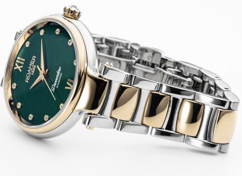 Roamer Watch Dreamline Green MOP Diamond 857847 47 79 50 Image 2