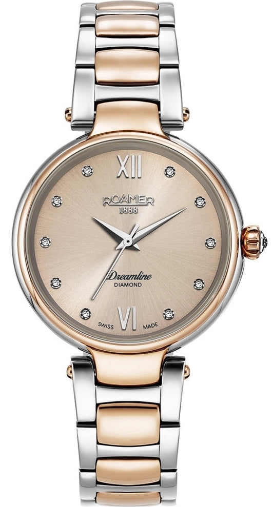 Roamer Watch Dreamline Rose Sunray Diamond 857847 49 38 50 Image 1
