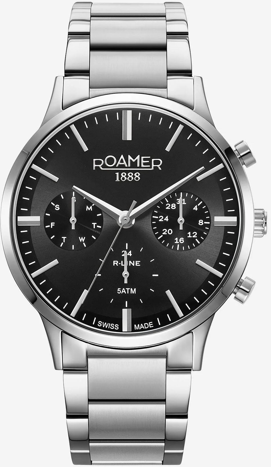 Roamer Watch R-Line Multifunction Black 718982 41 55 70 Image 1