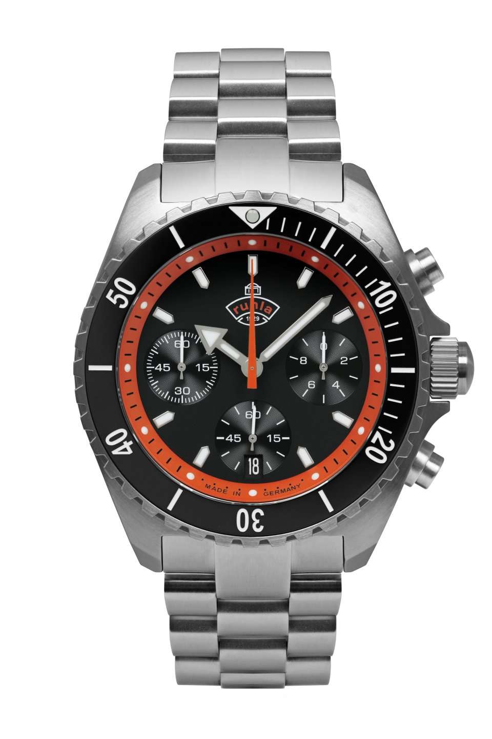 Ruhla 1929 Glasbach Cup Quartz Chronograph Watch 4970M2 Image 1