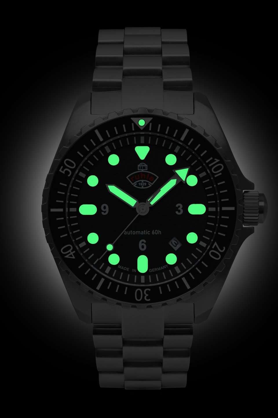 Ruhla 1929 NVA Kommando Minentaucher Watch 4960M5_set Image 2