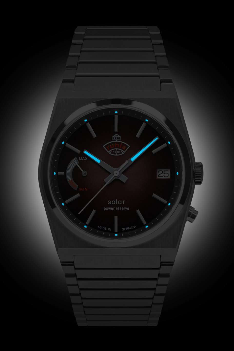 Ruhla 1929 Space Control Solar Power 40mm Watch 4640M5 Image 2