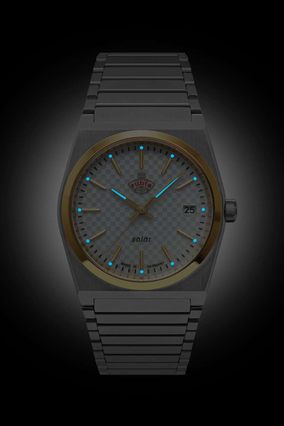 Ruhla 1929 Space Control XS Solar 35mm Watch 4643M1 Image 2