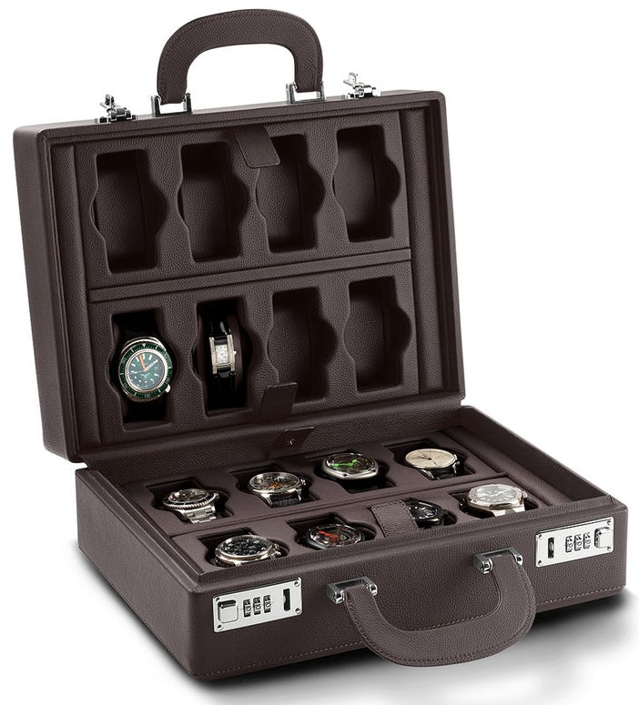 Scatola del Tempo Watch Case Valigetta 16 Chocolate 05011.MSIL Image 1