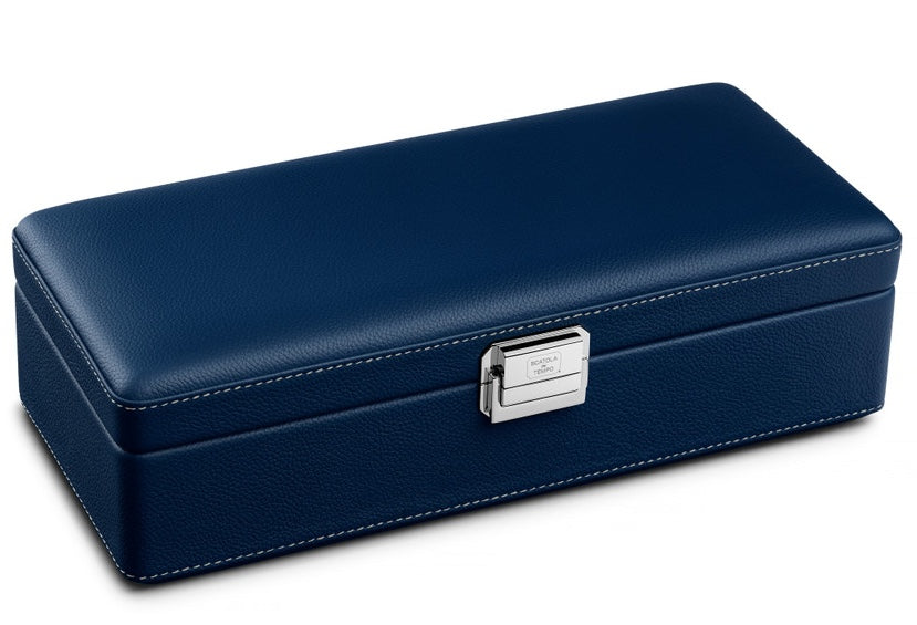 Scatola del Tempo Watch Case Valigetta 4 Blue Off White 05002.BLWSIL Image 2