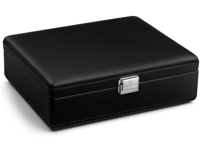 Scatola del Tempo Watch Case Valigetta 8 Black Blue Tiffany 05017.BBLSIL Image 2