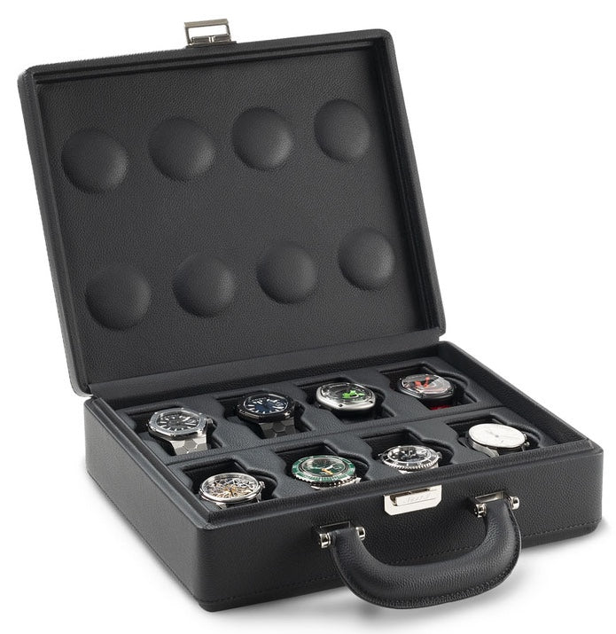Scatola del Tempo Watch Case Valigetta 8 Handle Black 05013.BSIL Image 1