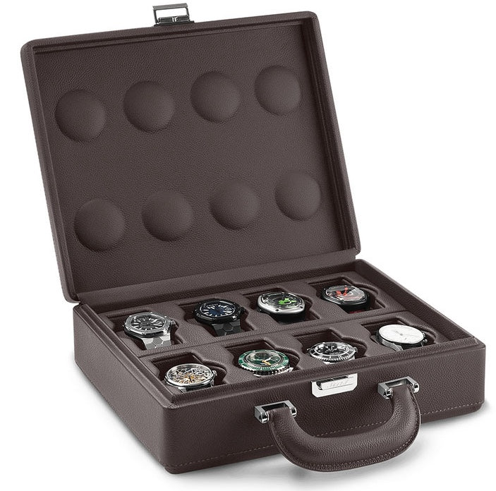 Scatola del Tempo Watch Case Valigetta 8 Handle Chocolate 05013.MSIL Image 1