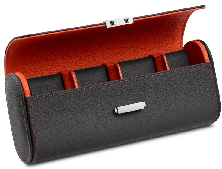Scatola del Tempo Watch Case Viaggio Pochette Grey Orange 04064.GASIL Image 1