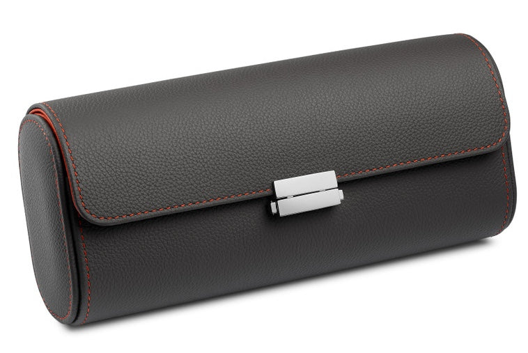 Scatola del Tempo Watch Case Viaggio Pochette Grey Orange 04064.GASIL Image 2