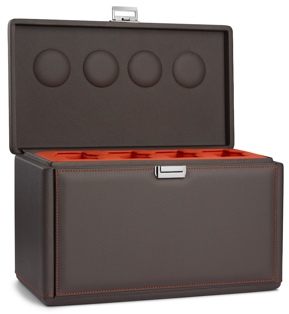 Scatola del Tempo Watch Winder 7RT Grey Orange 02069 Grey Orange Image 4