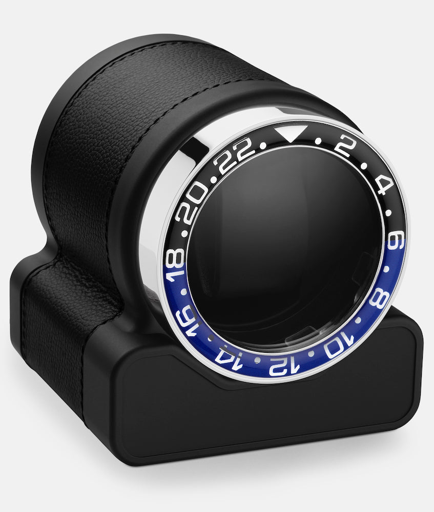 Scatola del Tempo Watch Winder Rotor One Black Batman Bezel 03008.BSIL 03015.GHBAT Image 1
