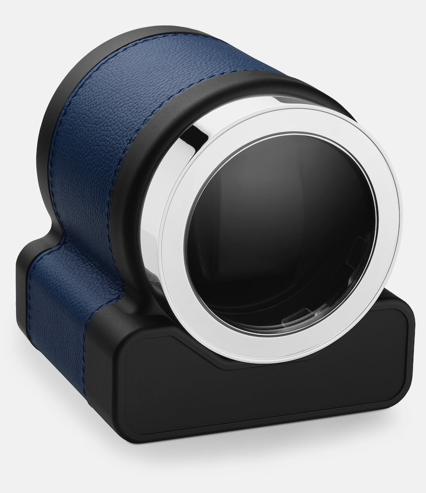 Scatola del Tempo Watch Winder Rotor One Blue 03008.BLSIL Image 1