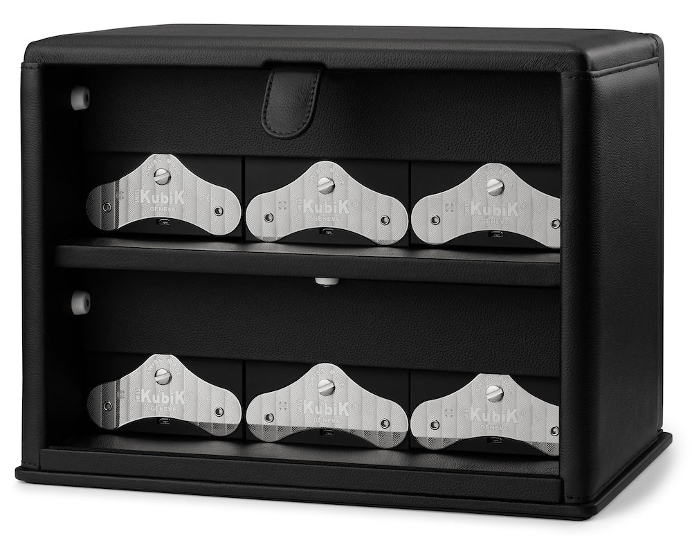 Scatola del Tempo Watch Winder Rotore 9 Black 02072 Black Image 4