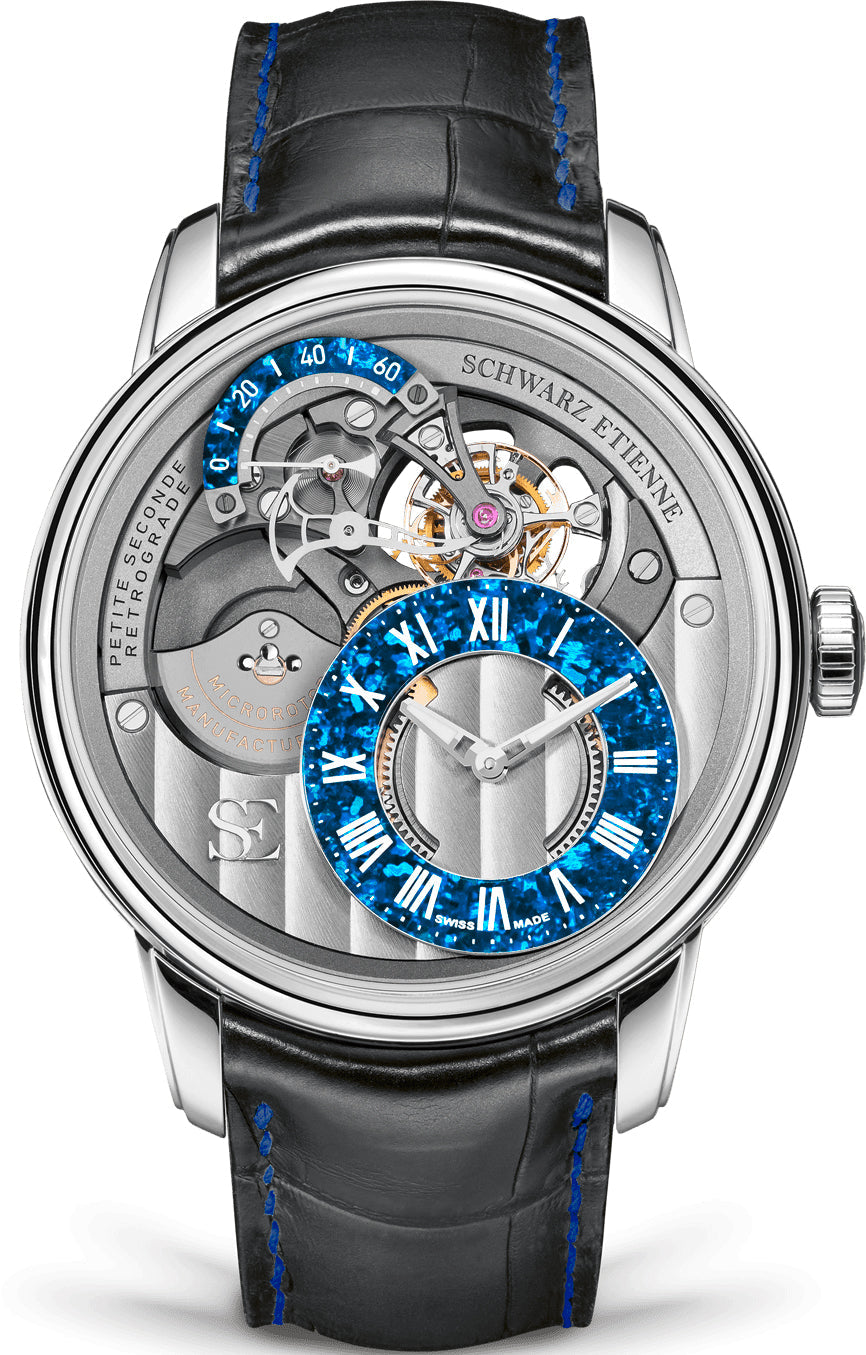 Schwarz Etienne La Chaux De Fonds Tourbillon Retrograde Small Second Watch WCF22TSE03WG01AA Image 1