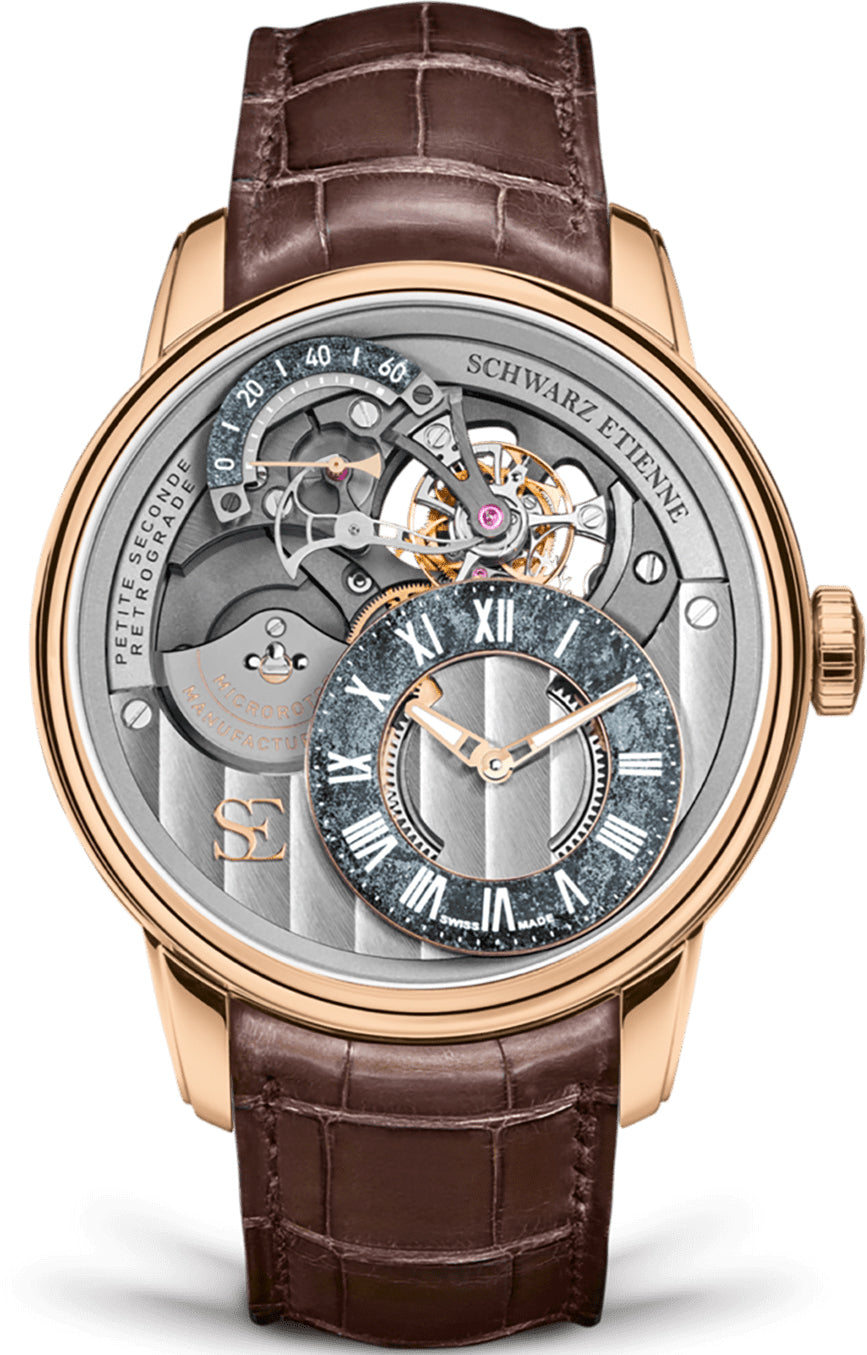 Schwarz Etienne La Chaux De Fonds Tourbillon Retrograde Small Second Watch WCF22TSE06RB21AA Image 1