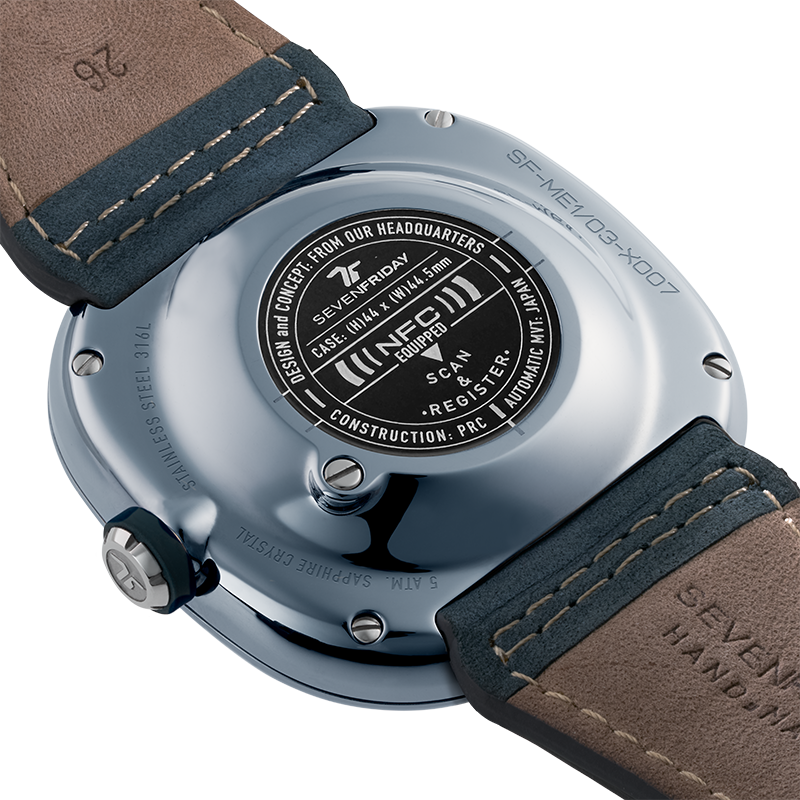 SevenFriday ME3/01 Stone Blue Watch ME3/01 Stone Blue Image 3