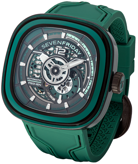 SevenFriday PS3/05 Chromatic Carbon Green Watch SF-PS3/05 CCG Image 1
