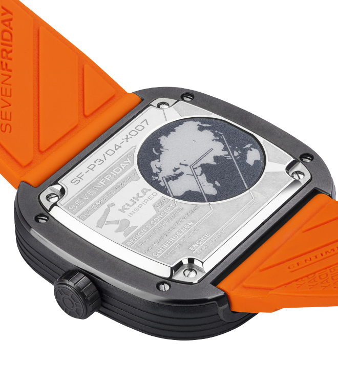 SevenFriday Watch Kuka P3/04 Limited Edition P1/03 Orange Image 5