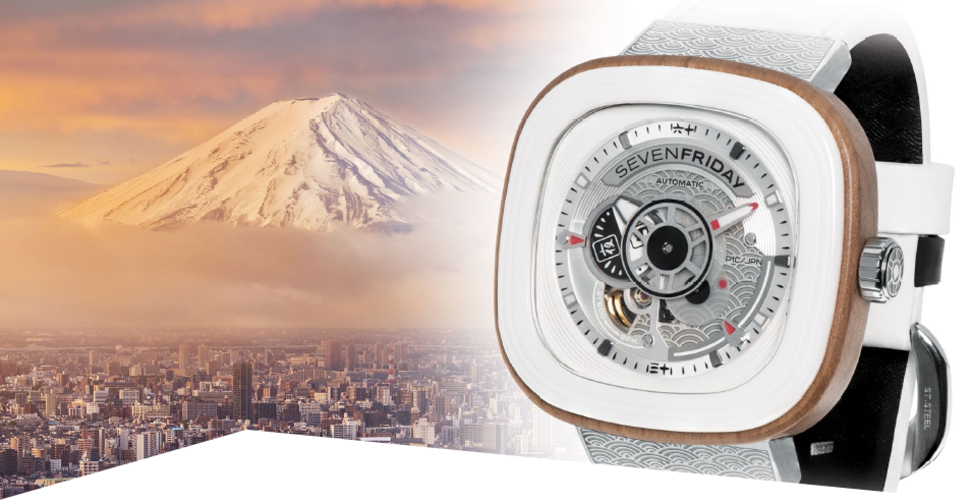 SevenFriday Watch P1B/03 Japan Limited Edition SF-P1B/03 Japan Image 2