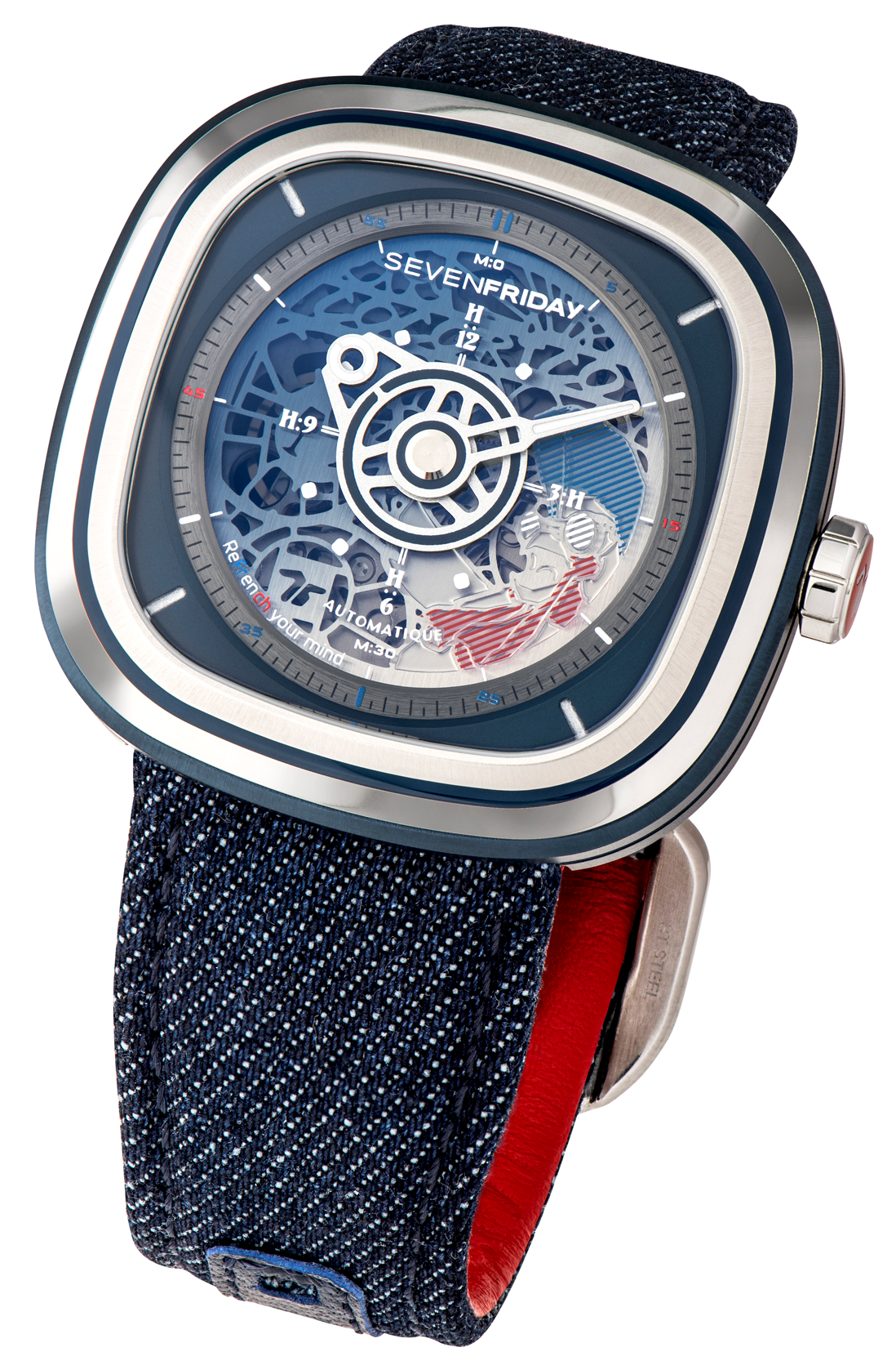 SevenFriday Watch T1/01 Cocorico Limited Edition T1/01 Cocorico Image 2