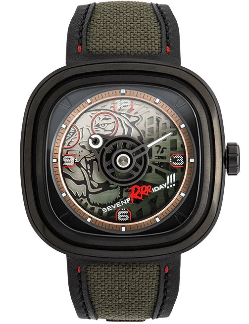 SevenFriday Watch T3/04 Tiger Green Edition T3/04 GRRRR-EEN Image 1