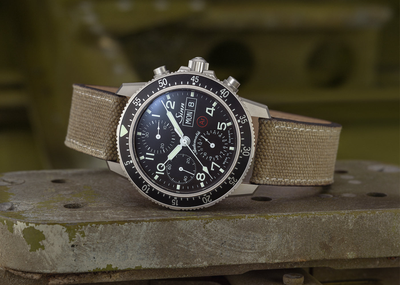 Sinn 103 Ti Ar Titanium Canvas Beige Watch 103.071 Canvas Beige Image 5