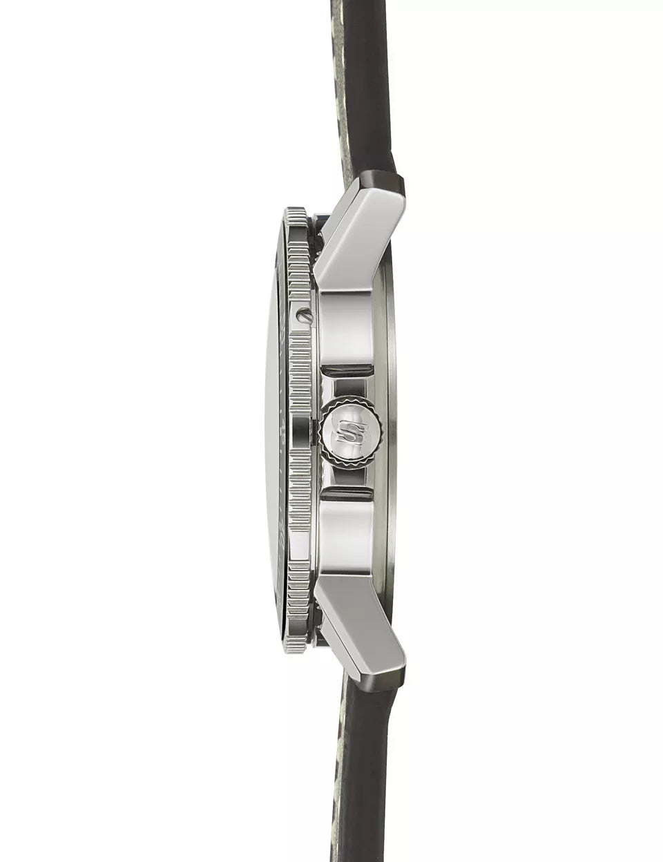 Sinn 104 St Sa I B Alligator Black White Stitch Watch 104.013 Aligator Black Image 5