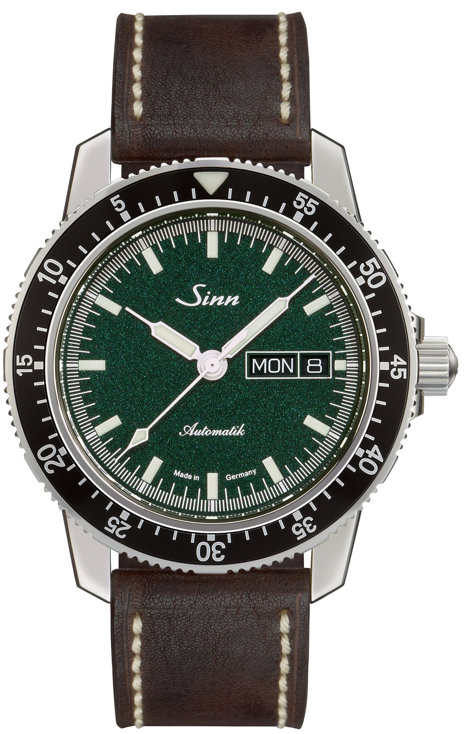 Sinn 104 St Sa I MG Vintage Leather Dark Brown Watch 104.0131 Vintage Leather Dark Brown Image 1